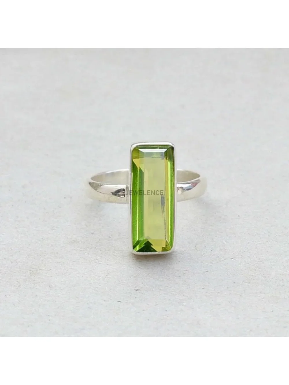 925 Sterling Silver Women's Gemstone Cocktail Ring - January Birthstone Bezel